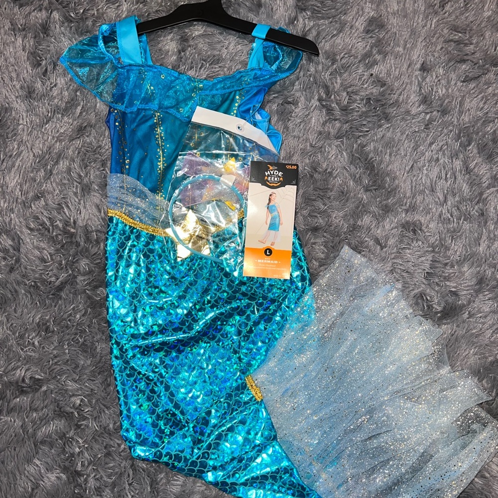 Hyde & Eek Kids Mermaid Costume Size L NWT